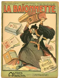 Cover av ""La Baionnette"", Satirical in Colors