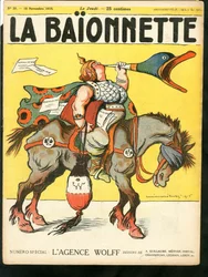 Cover av "The Bayonet", Satirical in Color