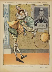 Hertugen av Joyeuse, illustrasjon for Le Rire