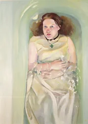 Jente i bad, 2004 (olje på lerret)