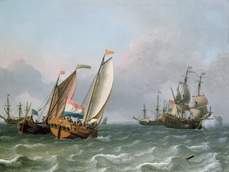 Nederlandsk frakt i et hakkete hav
