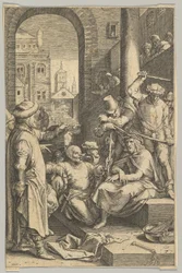 Tornekroningen, fra Kristi lidelse, ca. 1623.