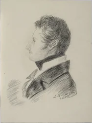 Portrett av grev Matvey Yuryevich Vilyegorsky 1794-1866, 1821