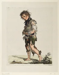 Gående tiggergutt