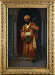 Den arabiske garde (olje på lerret)