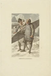 Innbyggere på Grønland Grønlendere (tittel på objekt)