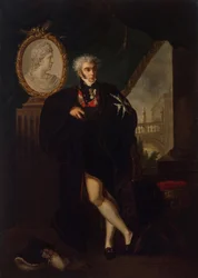 Portrett av Dmitry Lvovich Naryshkin 1758-1838, tidlig på 1800-tallet.
