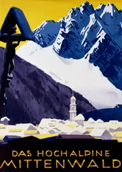 Den høyalpine Mittenwald, ca. 1930