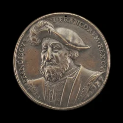 François I, 1494-1547, konge av Frankrike 1515 [forside], 1537.