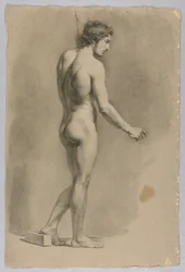 Naken mann