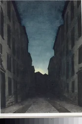 A Road Perspective (Akvarell, ca. 1825)