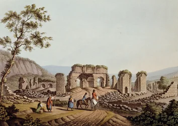 Rester av Diana-tempelet i Efesos