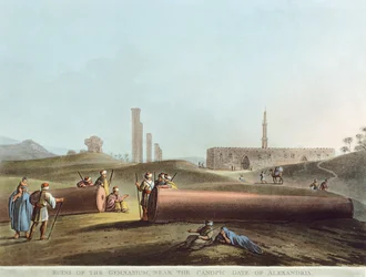 The ruins of the gymnasium near the Canopic Gate in Alexandria   1120295   no       norwegian Successfully Translated  Original: Joseph Roettiers Translat: Joseph Roettiers 1249314 no norwegian Successfully Translated Original: Gezicht op een huis met een 