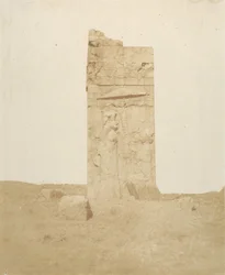 Ruine på den tredje terrassen, Persepolis, 1858.
