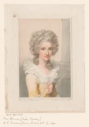Portrett av billedhugger Anne Seymour Damer