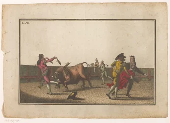Taurus utfordres med banderillas Coleccion de las principales suertes de una corrida de toros (serietittel) Samling av de viktigste tyrefektingsmanøvrene (serietittel)