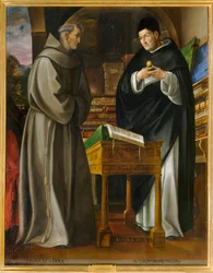 Sankt Bonaventura og Sankt Thomas av Aquino. 10034567 …