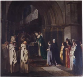 Dronning Isabella den katolske ved Cartuja de Miraflores