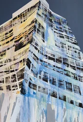 Arbeid under utvikling V, 2014 (olje på lerret)