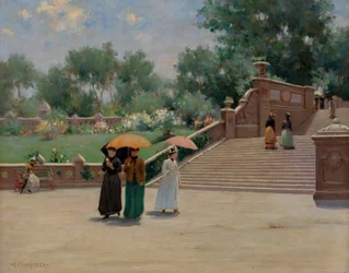 I parken, ca. 1894 (olje på lerret)