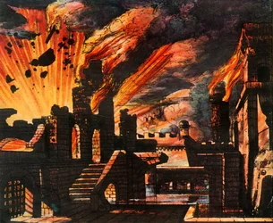 Siste scene av Wests Lodoiska, eller den fangede prinsessen 1824, 1948.