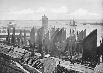 Lite lys, North Shields, c1896