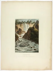 Terni-kaskaden, plate fjorten fra Romas ruiner