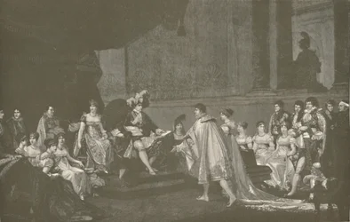 Ekteskap med prins Jerome Bonaparte og prinsesse Frederica Catherine av Würtemberg, 1807, 1896