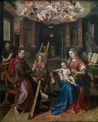 Sankt Lukas maler Jomfru Maria