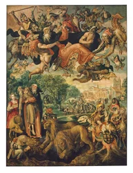 The Temptation of Saint Antonio (olje på panel)