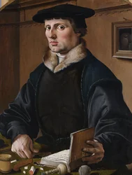 Portrett av (muligens) Pieter Gerritsz Bicker, anheng av (muligens) hans kone Anna Codde