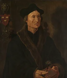 Portrett av Johannes Colmannus, rektor ved klosteret St. Agatha i Delft