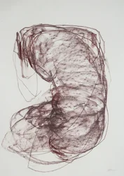 Torso 5, 2022 (kull på papir)