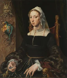 Portrett av Machtelt Suijs, ca. 1540-45 (olje på tre)