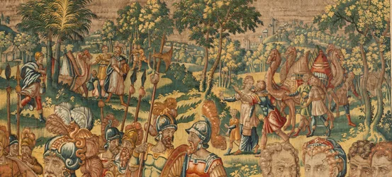 Historien om Gideon, Hebreernes dommer og kriger, sent på 1500-tallet (teppe)