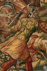 Historien om Gideon, sent på 1500-tallet (silke og ull)
