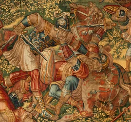 Historien om Gideon, sent på 1500-tallet (silke og ull)