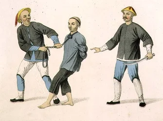A Culprit Conveyed to Prison, plate 2 fra 