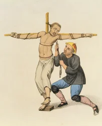 The Capital Punishment of the Cord, plate 21 fra 