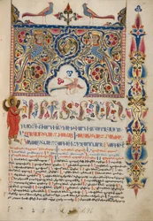 Dekorert Incipit-side