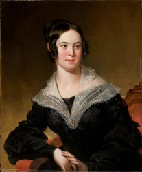 Portrett av en dame 1840 (olje på lerret)