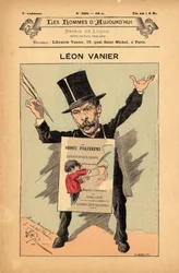 Omslag til The Men of Today, nummer 320, illustrasjon av Manuel Luque (1854-1919): Tekst av Paul Verlaine - Vanier Leon (1847-1896)
