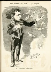 Illustrasjon av Manuel Luque (1854-1919) i La Caricature (1880)