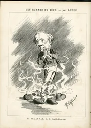 Illustrasjon av Manuel Luque (1854-1919) for omslaget til La Caricature (1880)