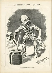 Illustrasjon av Manuel Luque (1854-1919) i La Caricature (1880)