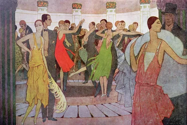 Paris om natten, en danseklubb på Montmartre, fra «L