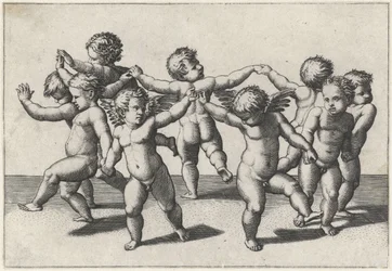 Dansende putti