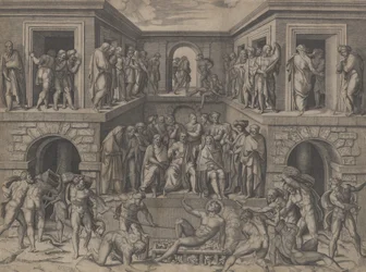 The Martyrdom of Saint Lawrence, etter Bandinelli, ca. 1520.