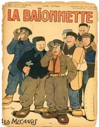 Cover av "" La Baionnette "", Satirical in Colors