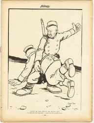 Bajonetten, satirisk i svart-hvitt